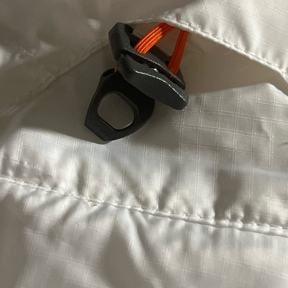 Marmot Spring Jacket white with orange trim and zippers size xl - Picture 5 of 10